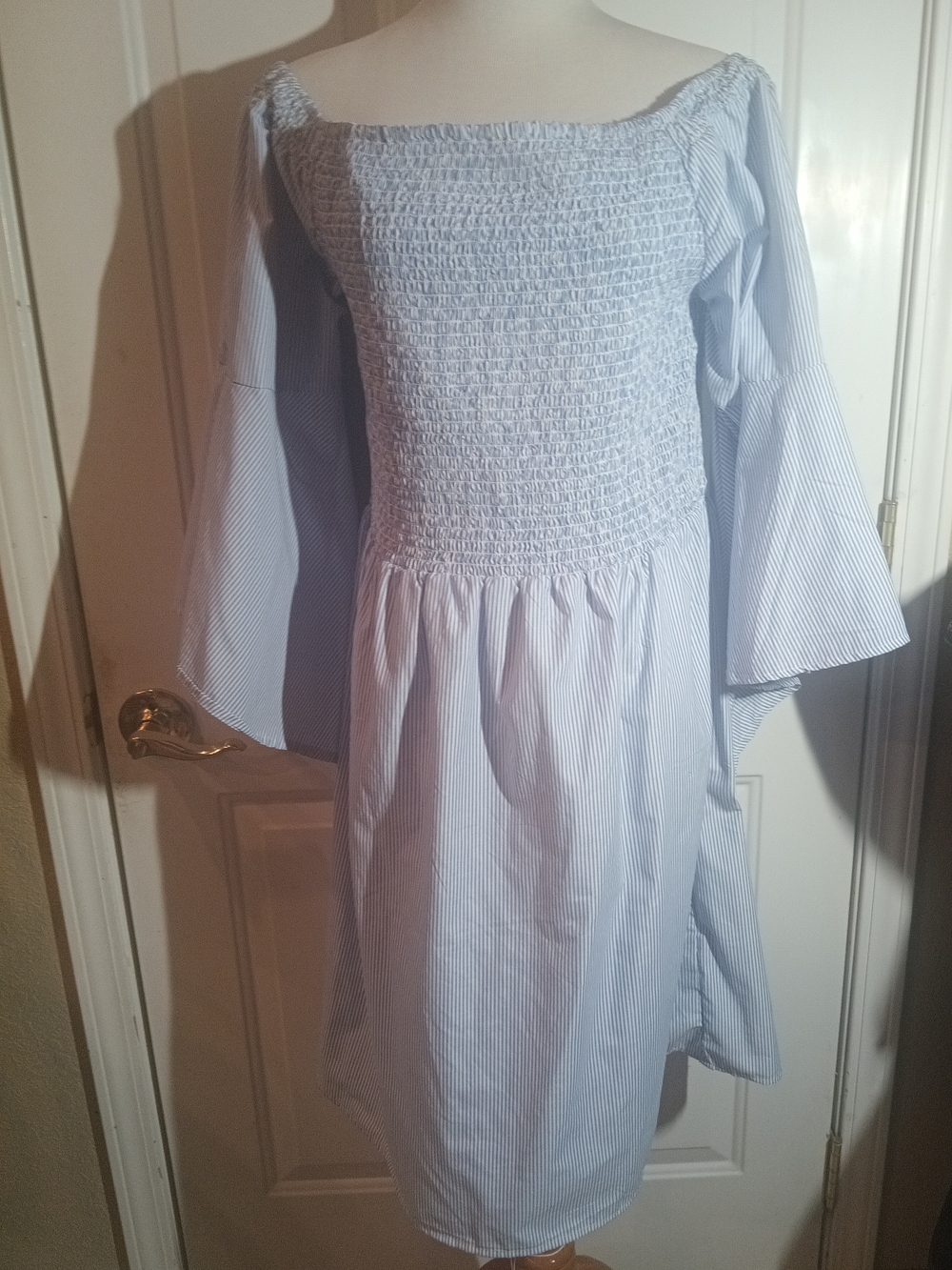 Women's Smocked Off-Shoulder Dress
